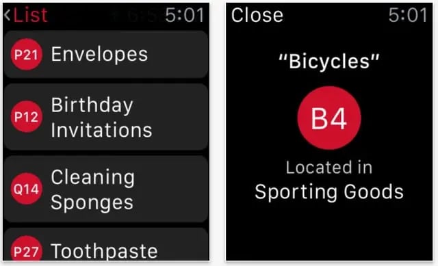 target apple watch app