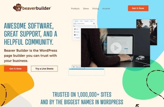 beaver builder homepage