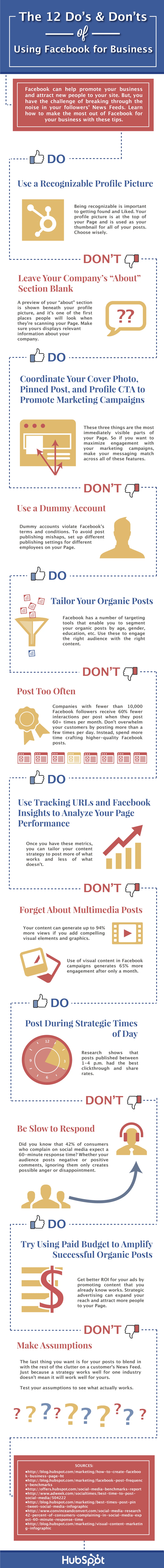 facebook business dos and donts