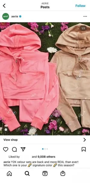 Best Instagram Clothing Brands: Aerie