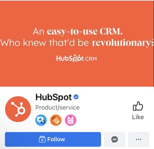  fb cover photo example for desktop from HubSpot