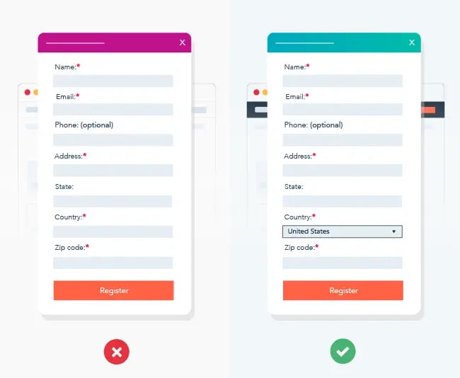 ui design tips: include smart defaults