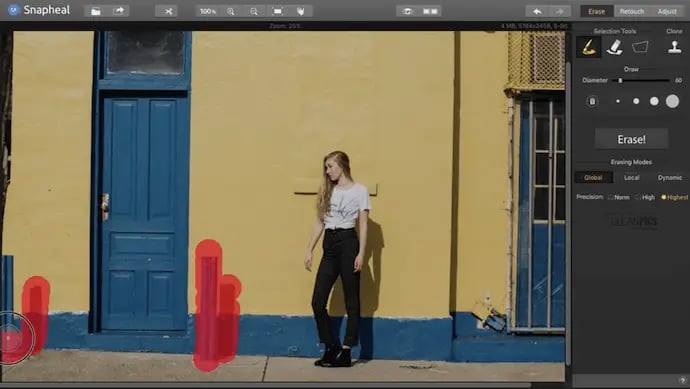 Snapheal Photoshop plugin