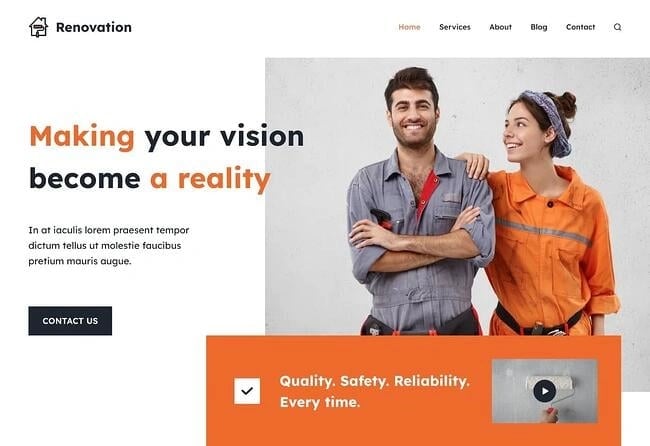  Gutenberg wordpress theme, Blocksy