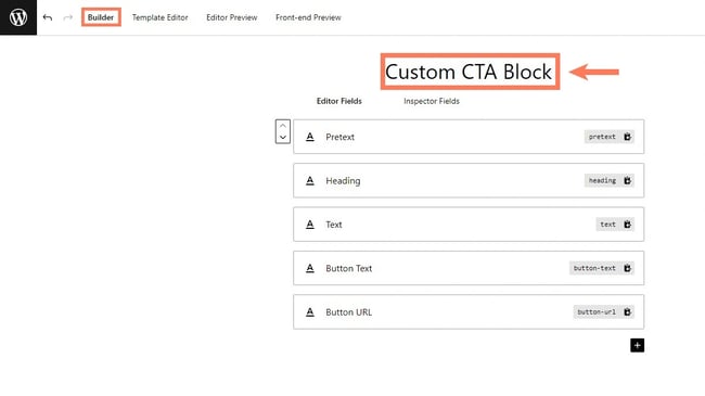 building a custom block step by step