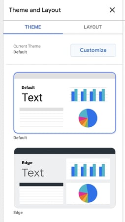 Beginner Google Looker Studio Tips: create your own report theme