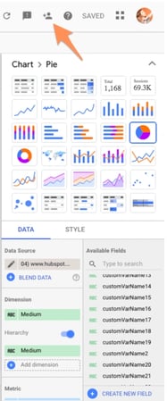 Intermediate Google Looker Studio Tips: share the explorer view of the report