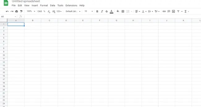 blank google sheets for highlighting duplicate data