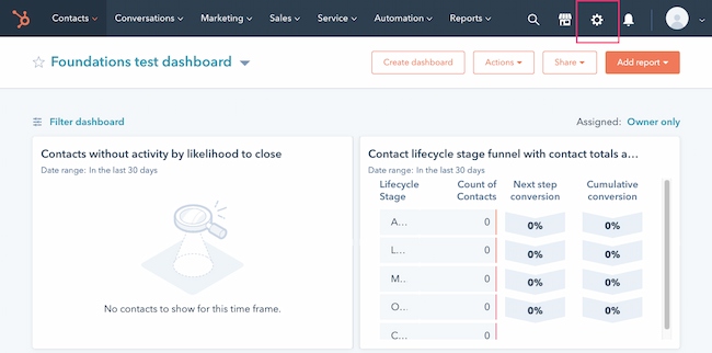 How to calculate website traffic instructions: Settings