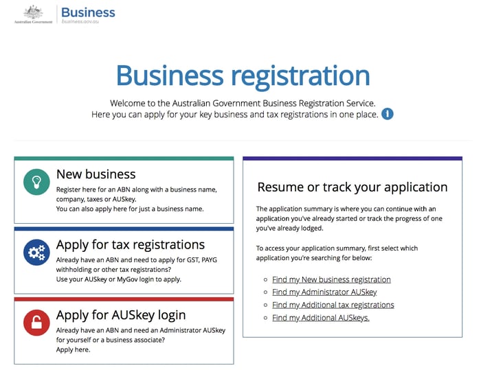 business registration