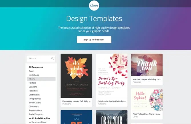 canva design templates