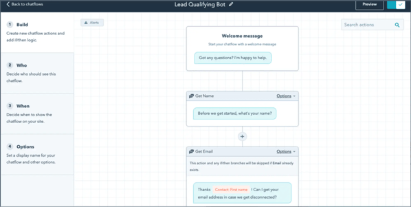 ai in customer communication, hubspot's free chatbot builder