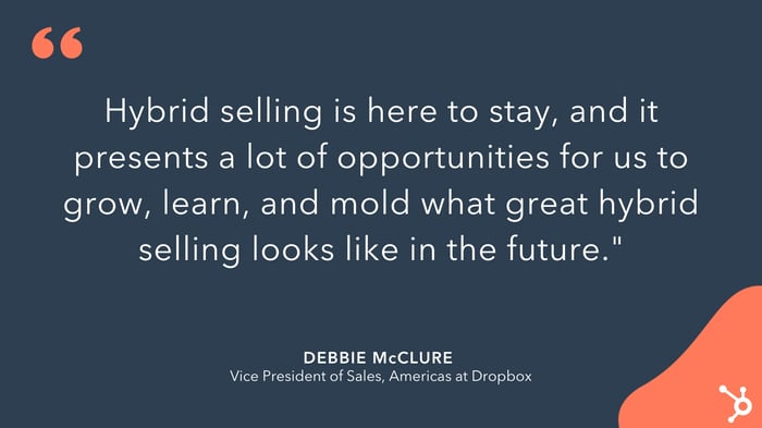 hybrid selling according to vp of dropbox sales