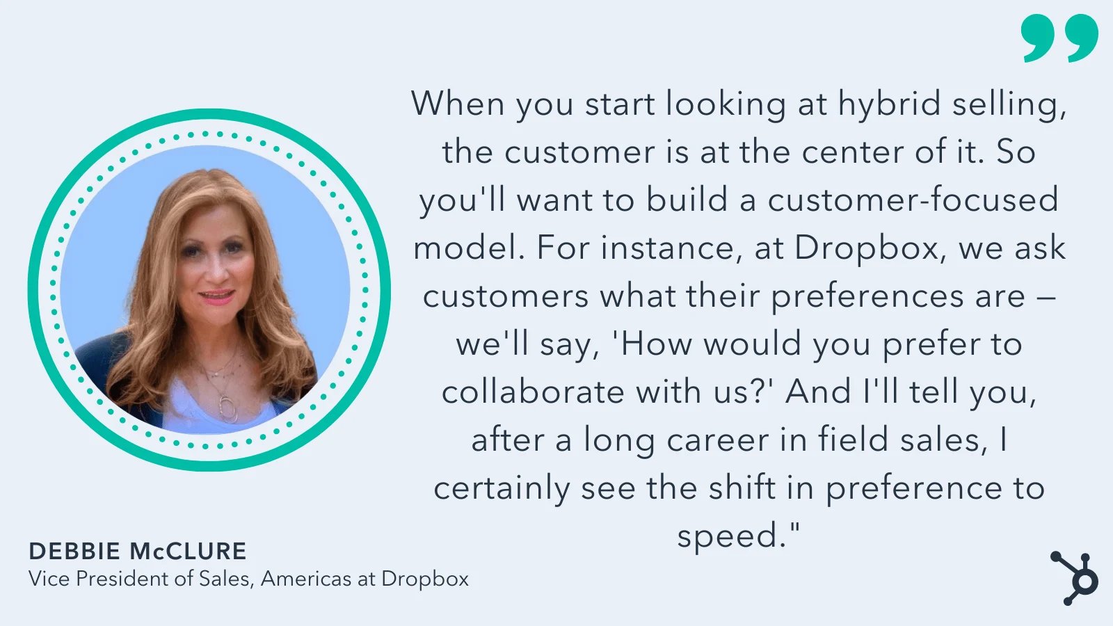 how to create a hybrid sales strategy according to vp of dropbox sales