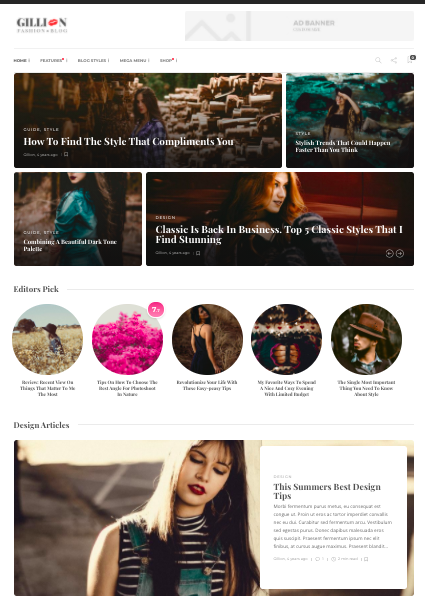 Gillion WordPress Theme