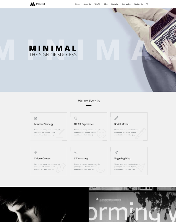 Minim-WordPress-theme