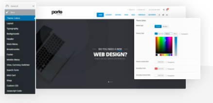 best agency website template: Porto Wordpress theme for digital agencies