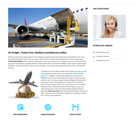 Logistic WordPress Transportation and Logistic Themes