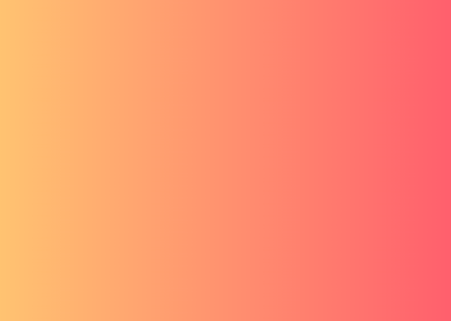 A visual representation of a smooth linear gradient function with the colors orange to pink from left to right.