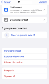 astuces WhatsApp Bloquer un contact