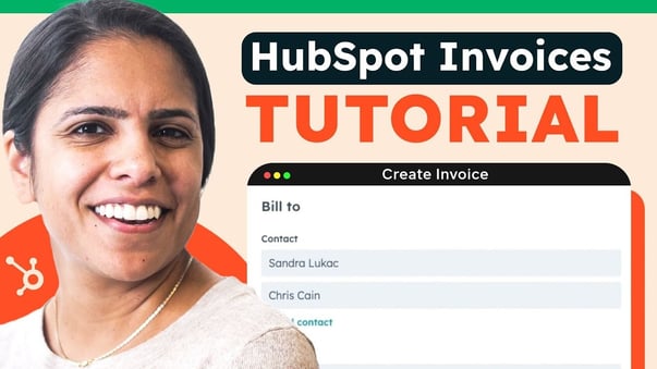 hubspot how to create an invoice tutorial