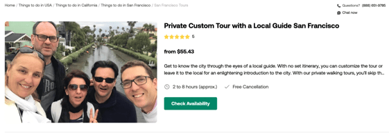 small business idea tour guide