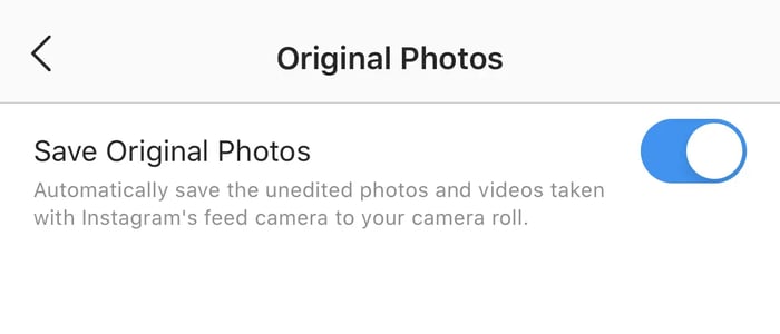 Instagram Features Original Photos