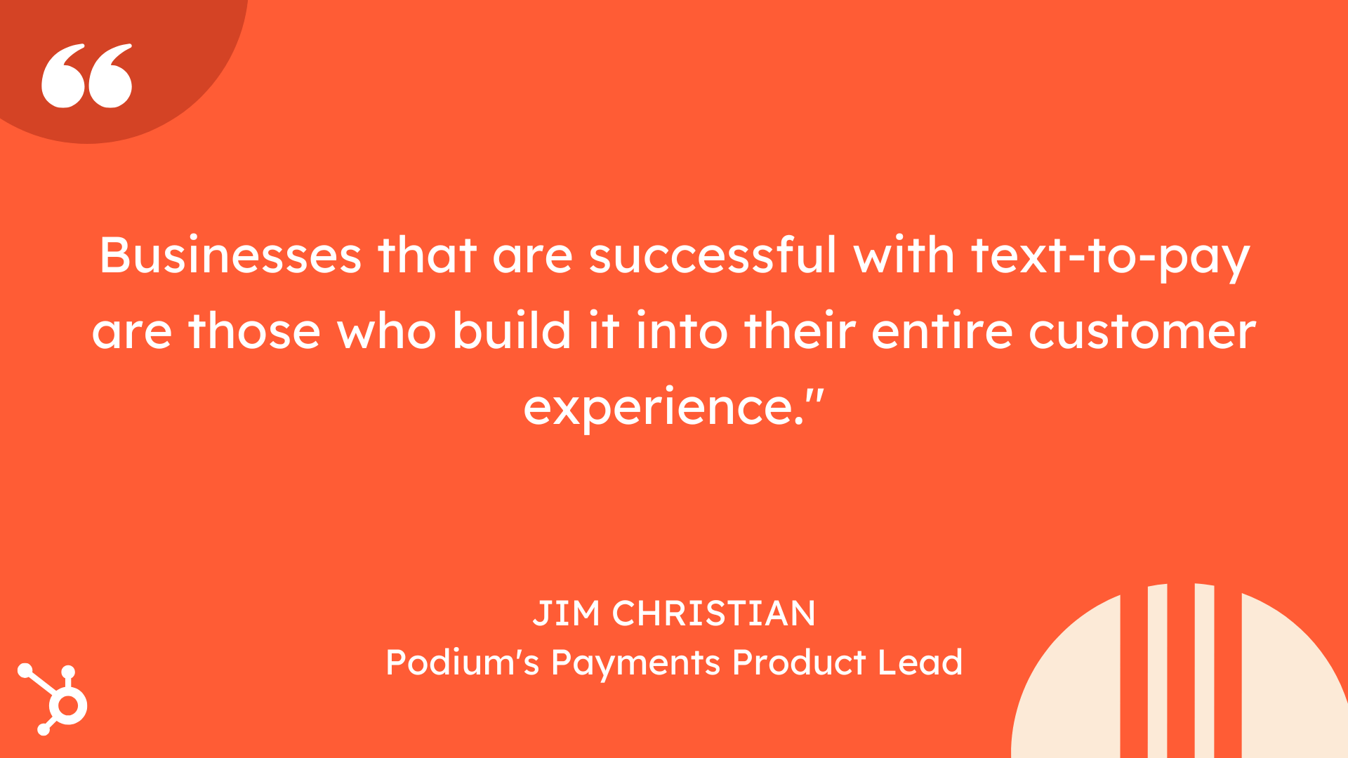 Jim Christian quote on text to pay