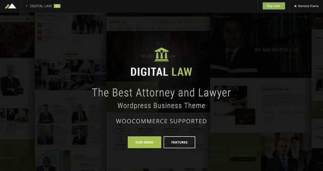 wordpress law firm themes: digital law