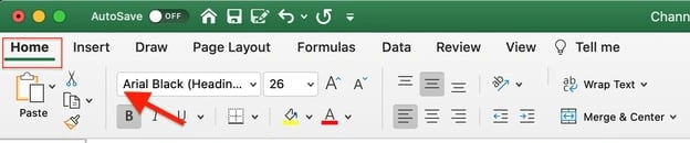 How to Lock Cells in Excel step 1