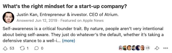 quora apple news example