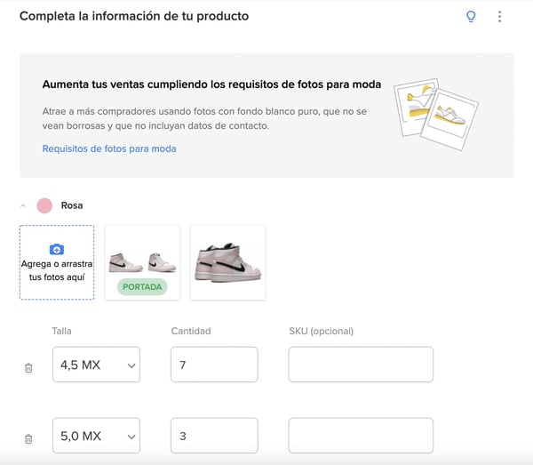 Cómo vender en Mercado Libre: Descripción del producto en venta