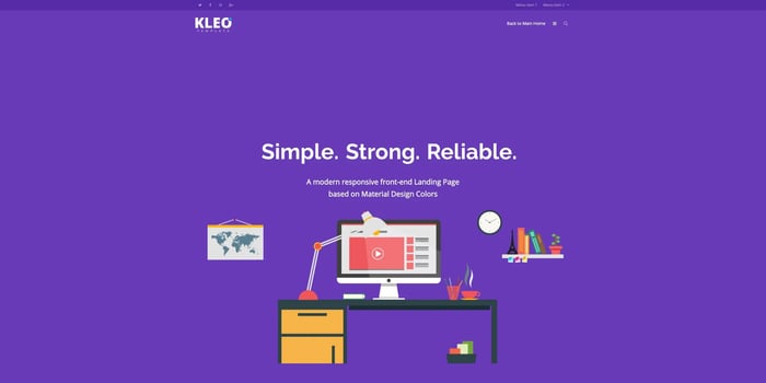 demo for the multipurpose wordpress theme kleo