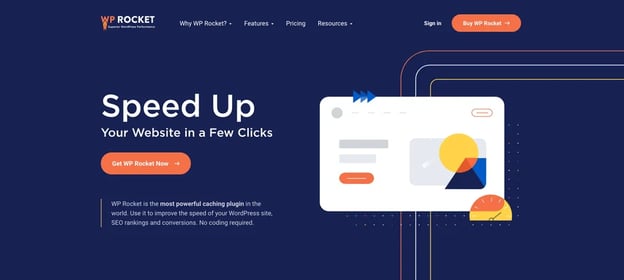 plugins to speed up wordpress: WP Rocket