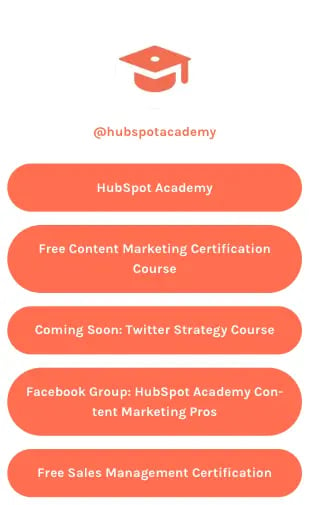 HubSpot Academy courses