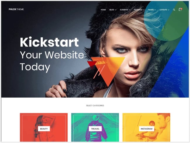 multipurpose wordpress theme phlox