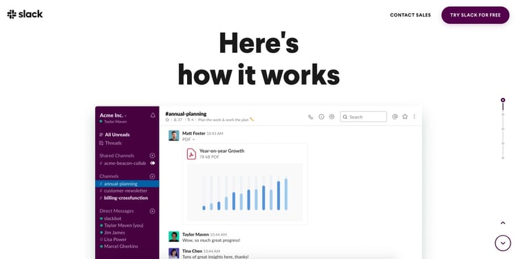 Slack Best Product Demos