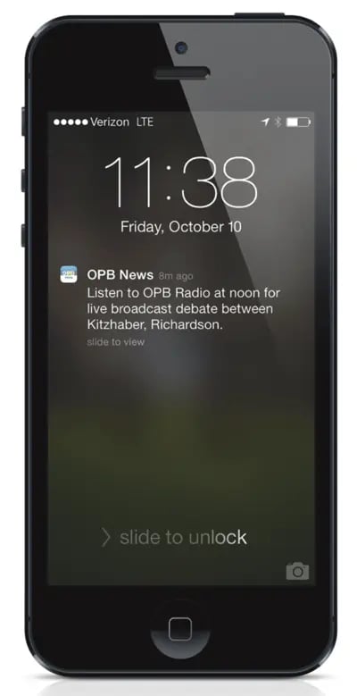 OPB Broadcast Notification