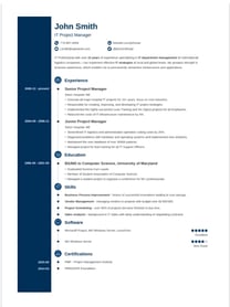 resume templates for word: Concept Resume Template