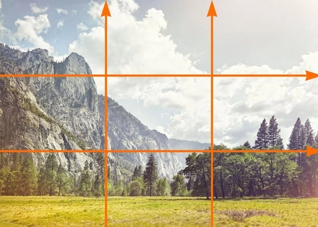 rule of thirds grid example