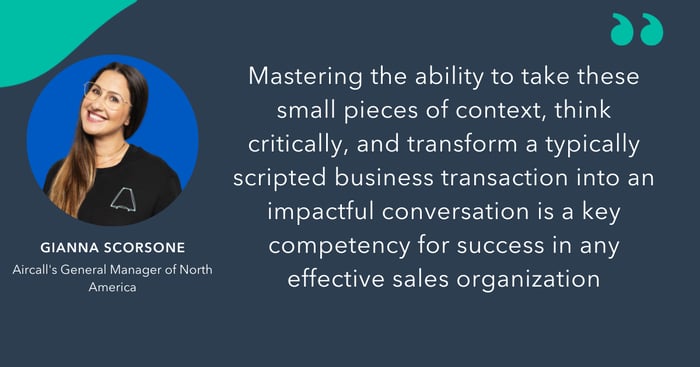 core sales competencies according to gianna scorsone