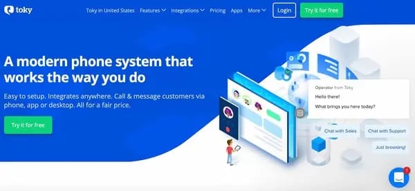 dialer software: toky sales dialer software