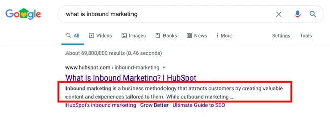 seo step-by-step tutorial: meta description