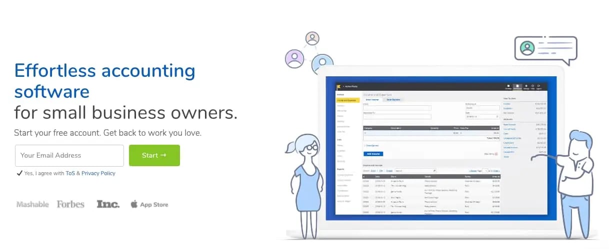 Small Business Accounting Software Kashoo