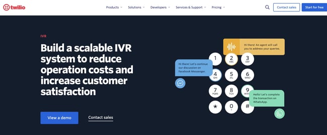 automated phone surveys, twilio phone survey tool