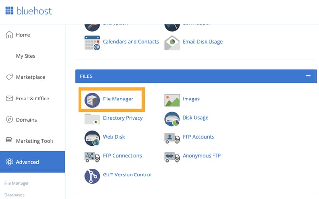 checking wordpress version: accessing file manager