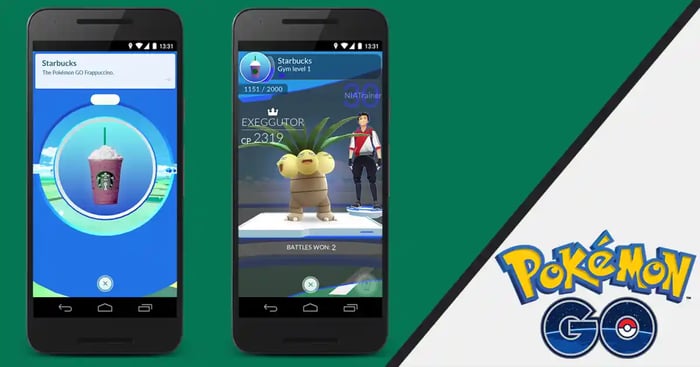 Pokemon Go and Starbucks partnership