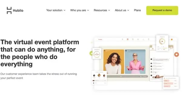 virtual event platform: hubilo 