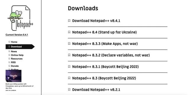 One of our favorite web development tools: Notepad++