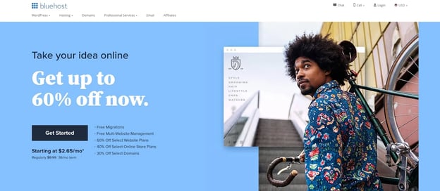 best web hosting sites: Bluehost
